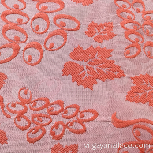 Orange Silk In bọc vải Jacquard